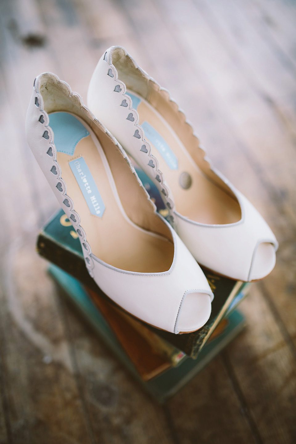 Charlotte Mills Wedding shoes, Jonny Draper Photography