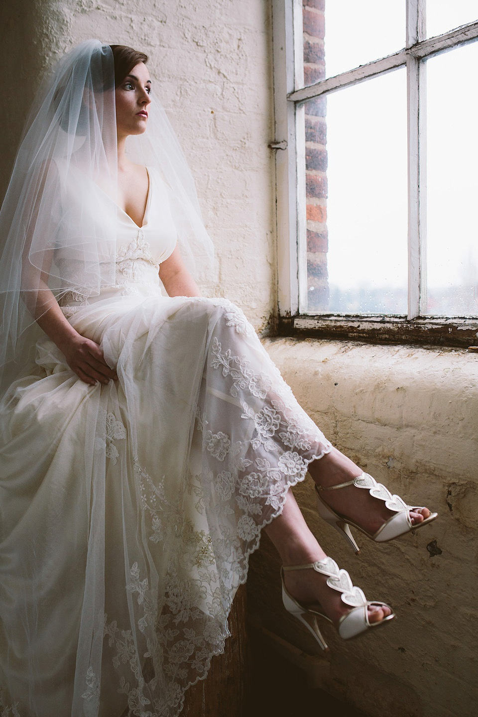 Charlotte Mills Wedding shoes, Jonny Draper Photography