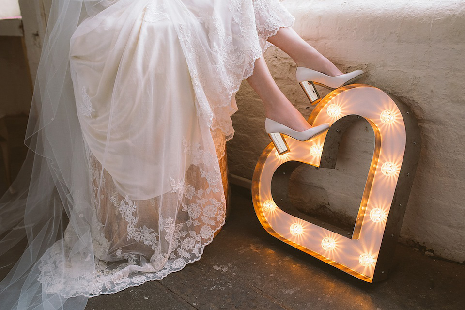 Charlotte Mills Wedding shoes, Jonny Draper Photography