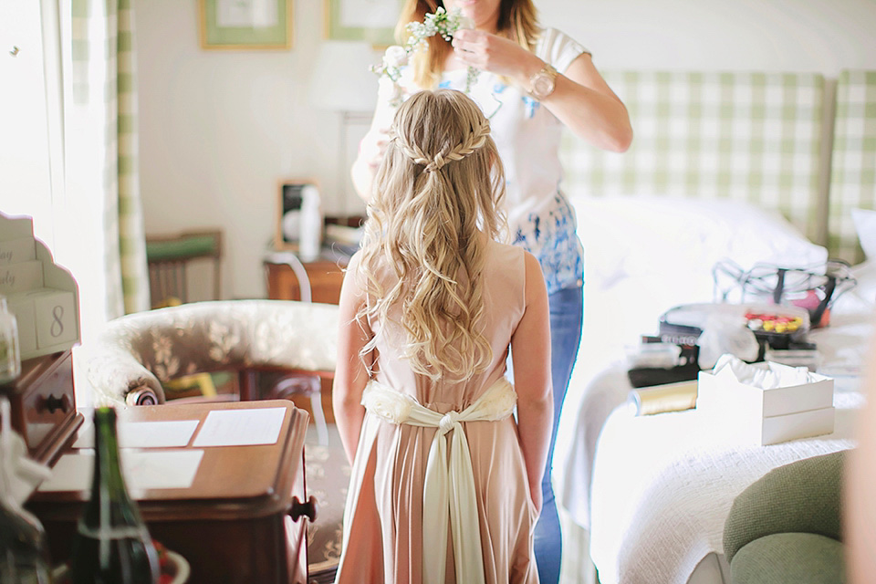 rose pink wedding, dentelle by jenny packham, elegant romantic wedding