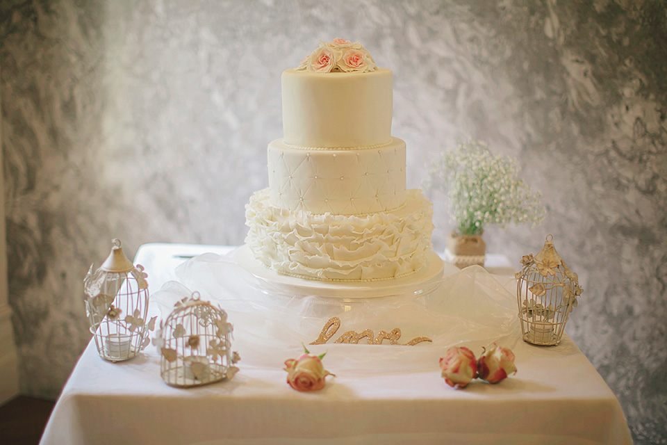 rose pink wedding, dentelle by jenny packham, elegant romantic wedding