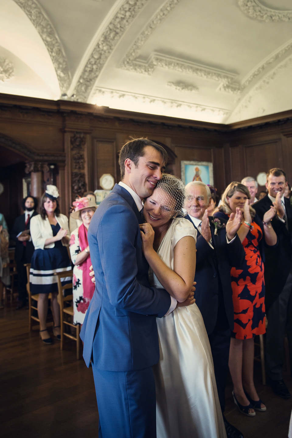 1940s bride, vintage bride, suzannah, suzannah.com, birdcage veil, assassynation wedding photography, frank millar videography