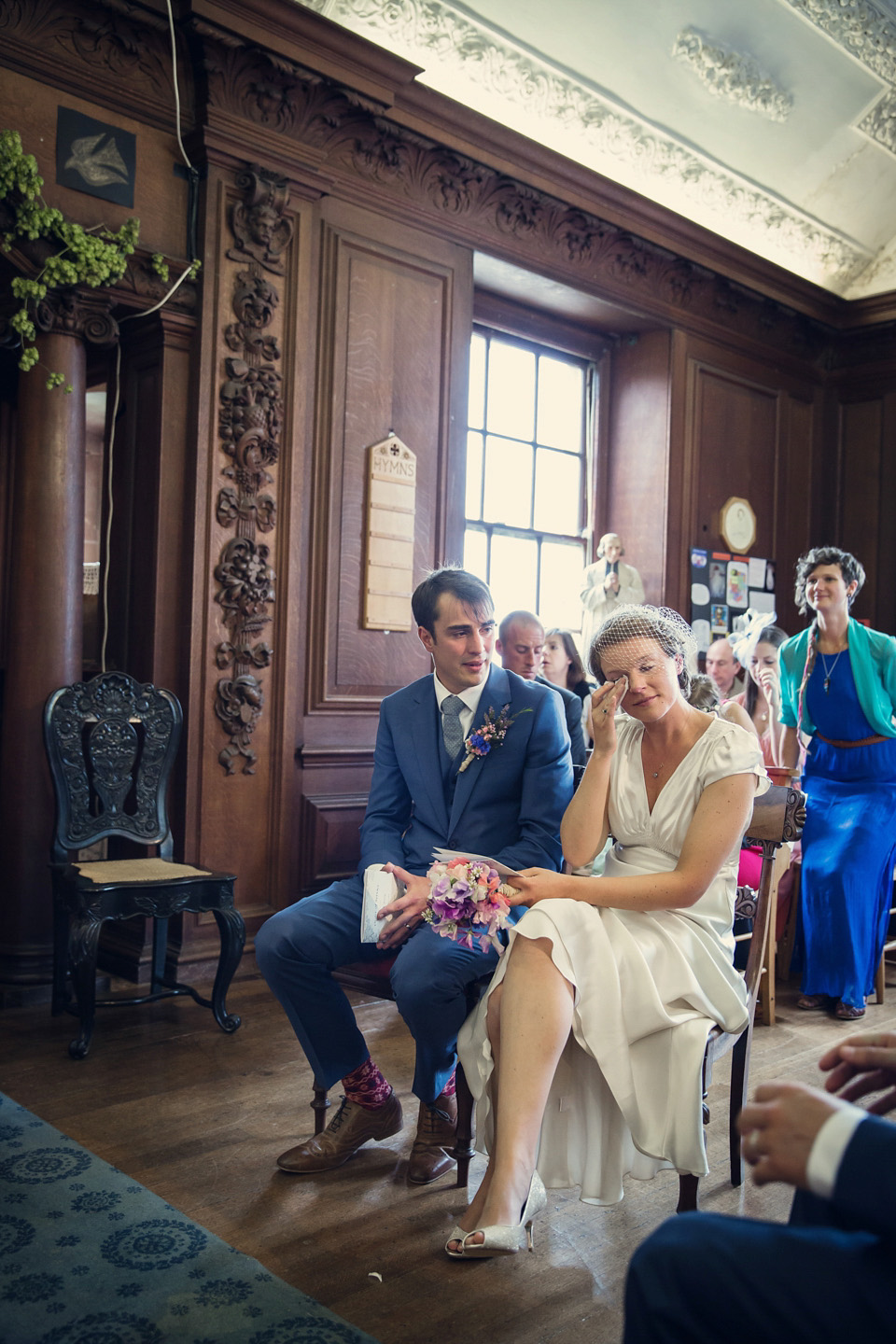 1940s bride, vintage bride, suzannah, suzannah.com, birdcage veil, assassynation wedding photography, frank millar videography