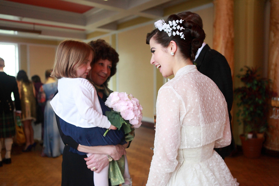 1950s bride, rock n roll bride, rock n roll wedding, loraine ross photography, 50s vintage wedding dress