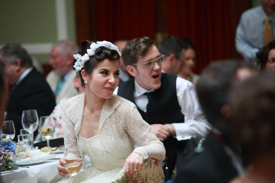 1950s bride, rock n roll bride, rock n roll wedding, loraine ross photography, 50s vintage wedding dress