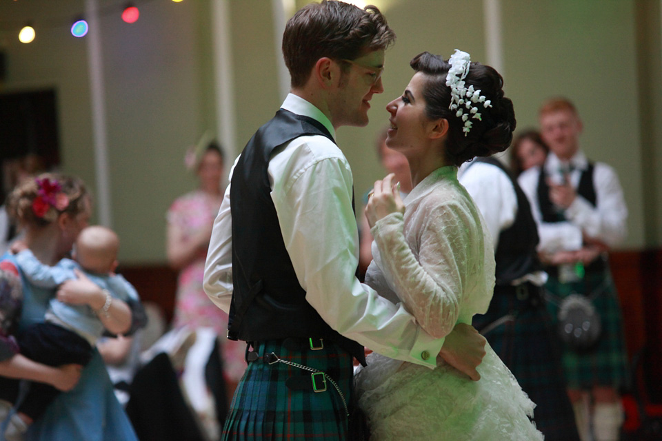 1950s bride, rock n roll bride, rock n roll wedding, loraine ross photography, 50s vintage wedding dress