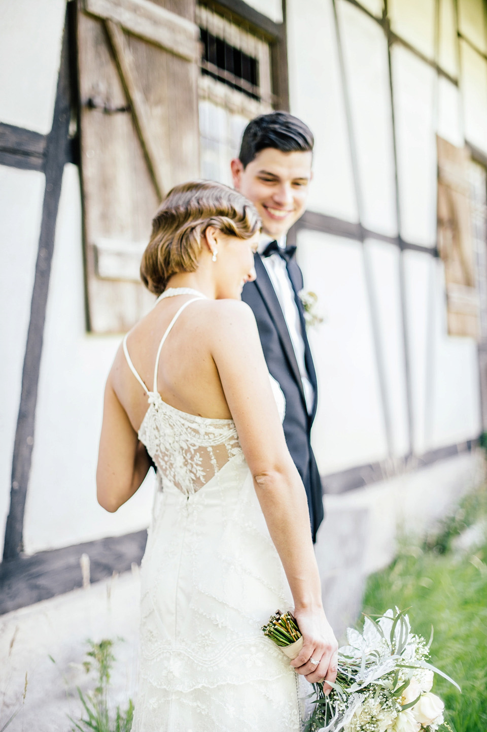 marcel waves, yolancris, 1920s inspired wedding, golden age of jazz wedding, german wedding