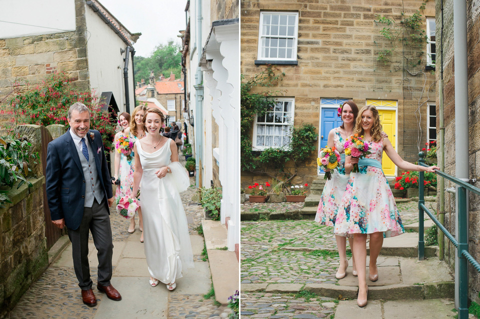 robin hoods bay wedding, seaside wedding, coastal weddings, stephanie swann photography