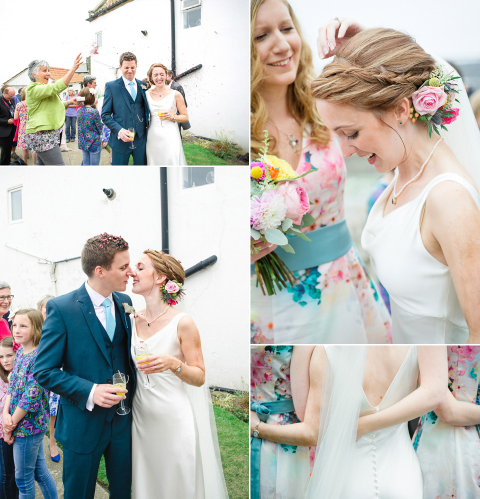 Robin Hoods Bay wedding by the sea. Photography by Stephanie Swann robin hoods bay wedding, seaside wedding, coastal weddings, stephanie swann photography