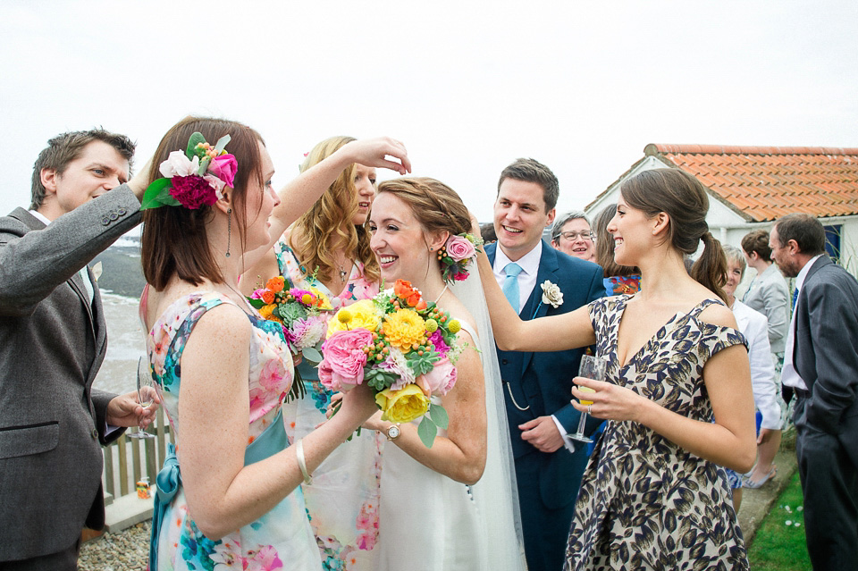 robin hoods bay wedding, seaside wedding, coastal weddings, stephanie swann photography