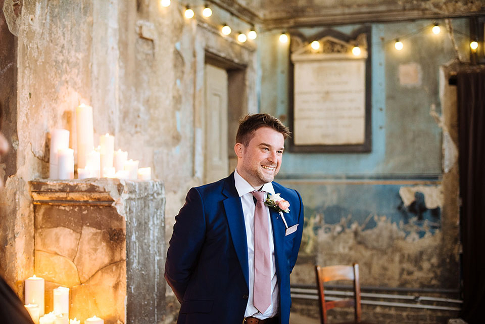 charlie brear, sequin wedding dress, the asylum peckham, london bride, london weddings, angela ward-brown photography