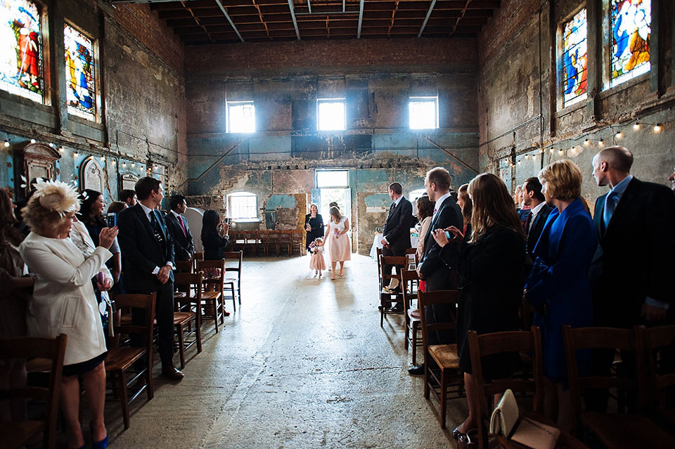 charlie brear, sequin wedding dress, the asylum peckham, london bride, london weddings, angela ward-brown photography