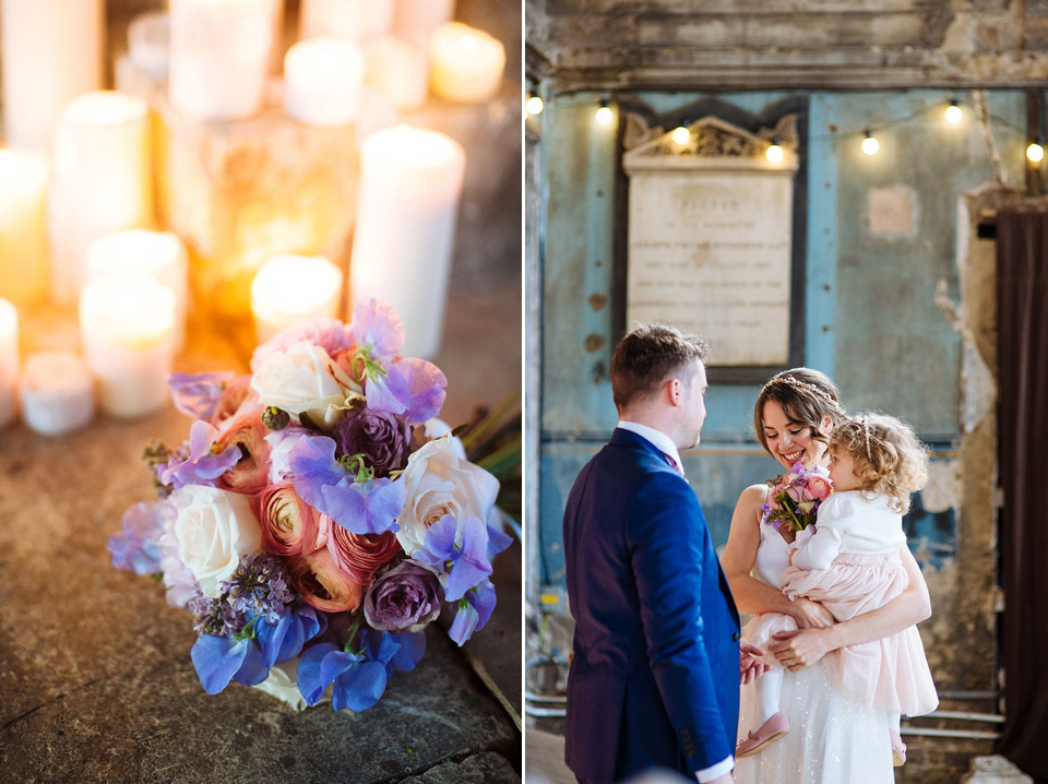 charlie brear, sequin wedding dress, the asylum peckham, london bride, london weddings, angela ward-brown photography