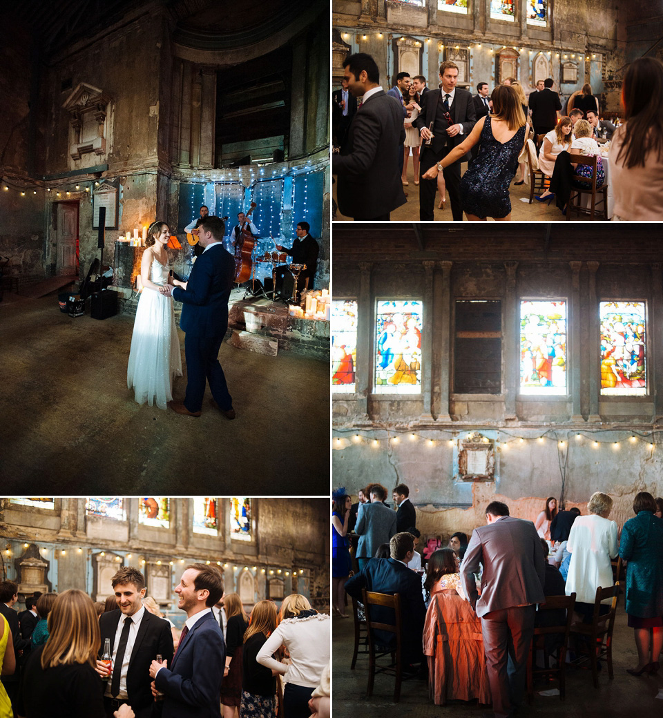 charlie brear, sequin wedding dress, the asylum peckham, london bride, london weddings, angela ward-brown photography