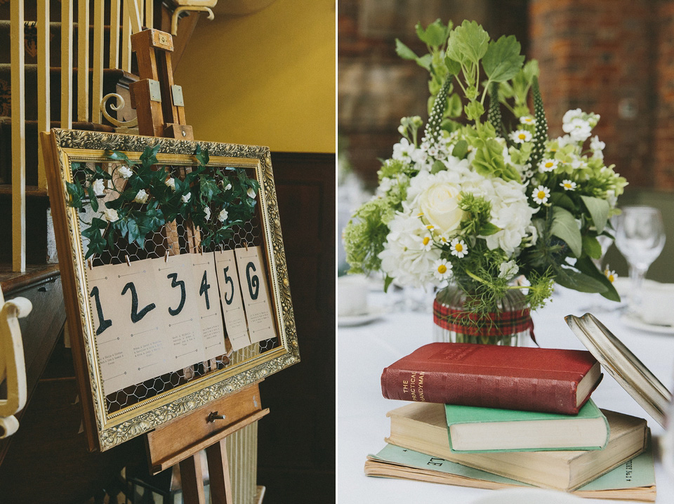 An elegant Halfpenny London dress for an Art Deco and Celtic inspired wedding.  Photography by McKinley Rodgers.