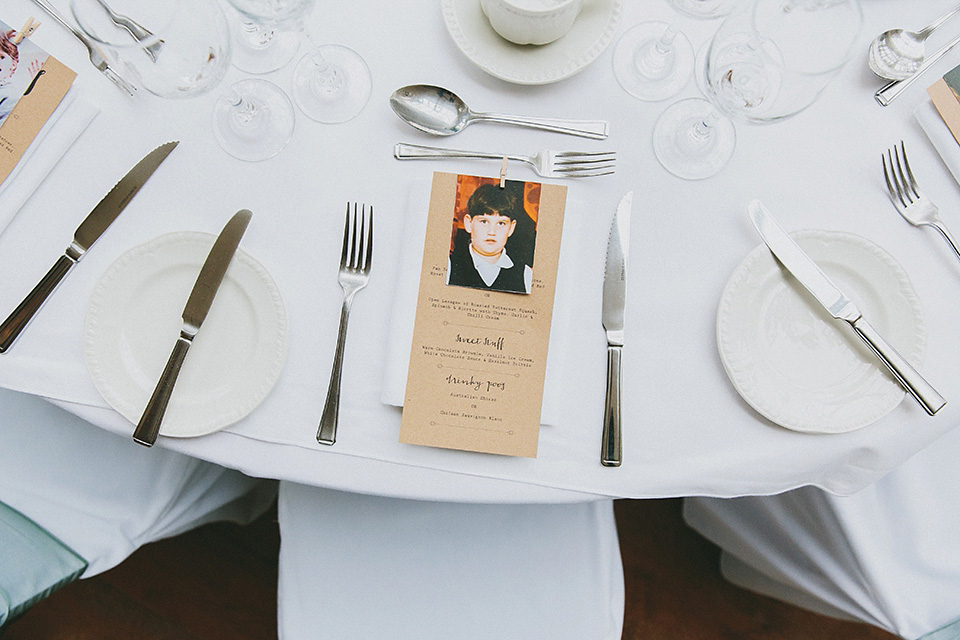 An elegant Halfpenny London dress for an Art Deco and Celtic inspired wedding.  Photography by McKinley Rodgers.