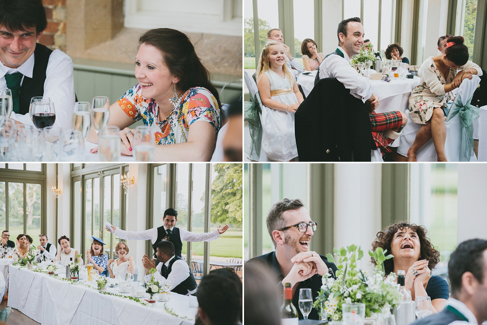 An elegant Halfpenny London dress for an Art Deco and Celtic inspired wedding.  Photography by McKinley Rodgers.