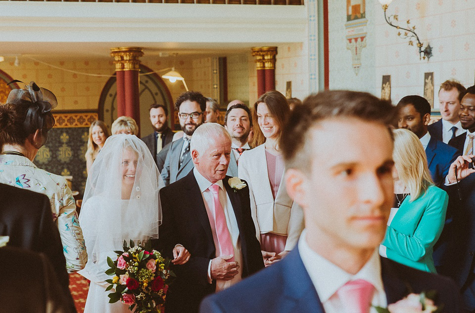 1960s vintage wedding dress, 1960s vintage wedding veil, broughton hall estate skipton wedding venue, shutter go click wedding photography, lovemydress bride, vintage wedding, 1960s vintage wedding, pouffy veil