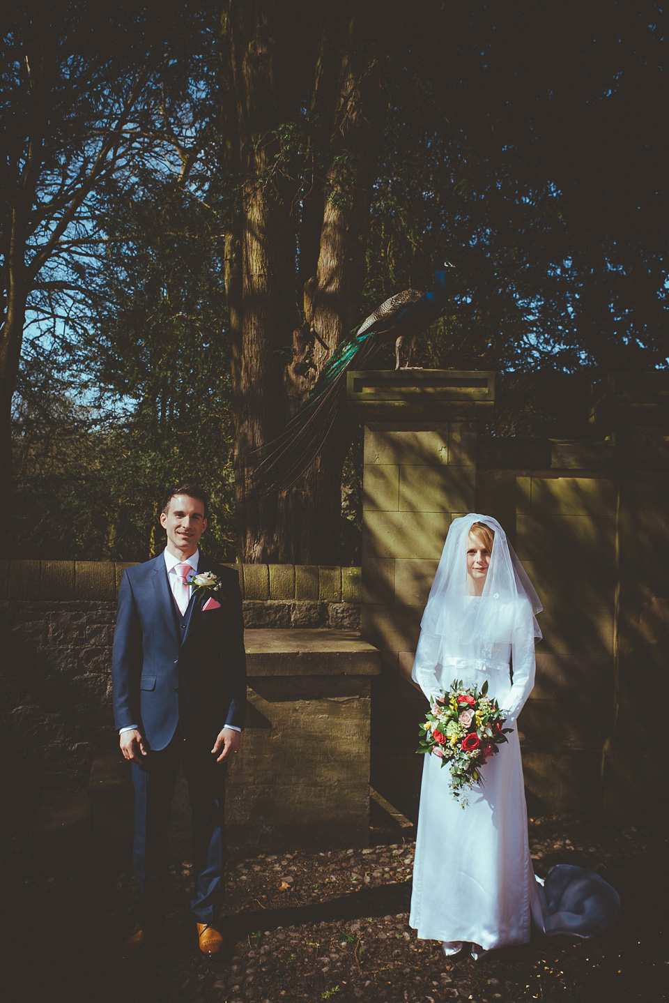 1960s vintage wedding dress, 1960s vintage wedding veil, broughton hall estate skipton wedding venue, shutter go click wedding photography, lovemydress bride, vintage wedding, 1960s vintage wedding, pouffy veil