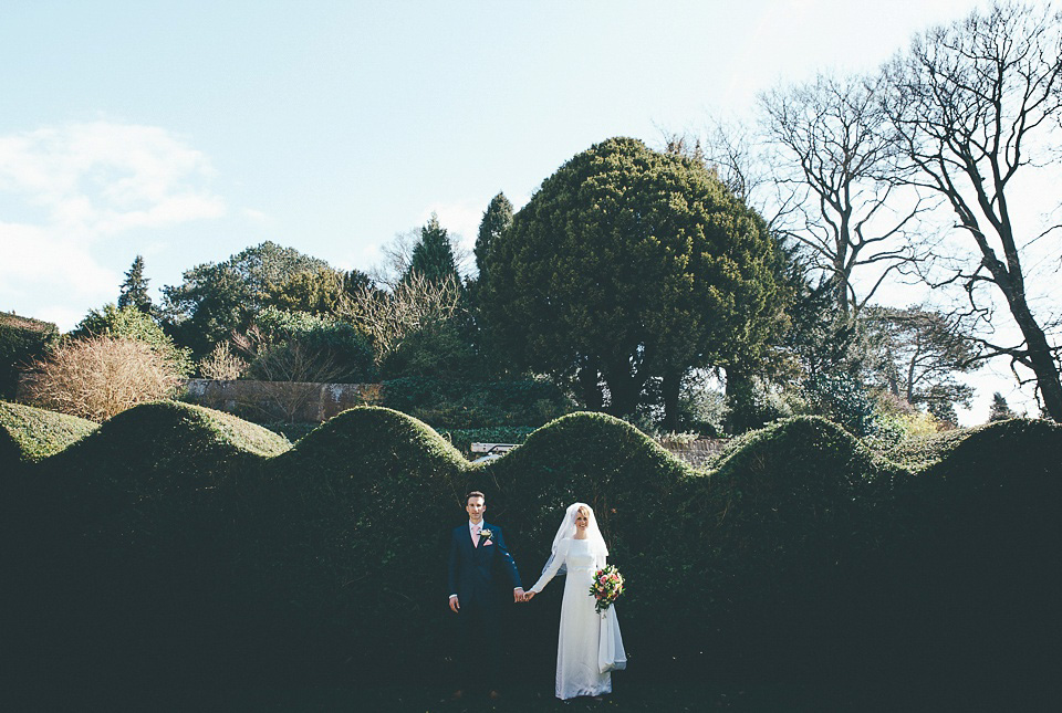 1960s vintage wedding dress, 1960s vintage wedding veil, broughton hall estate skipton wedding venue, shutter go click wedding photography, lovemydress bride, vintage wedding, 1960s vintage wedding, pouffy veil