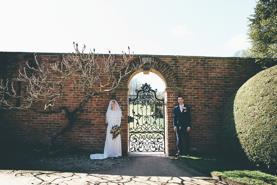 1960s vintage wedding dress, 1960s vintage wedding veil, broughton hall estate skipton wedding venue, shutter go click wedding photography, lovemydress bride, vintage wedding, 1960s vintage wedding, pouffy veil