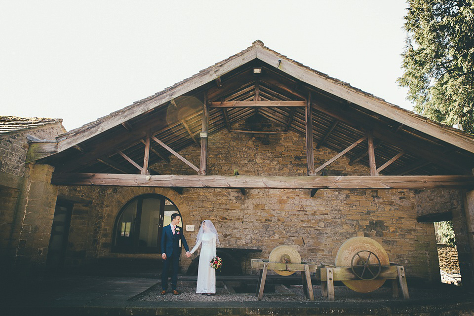 1960s vintage wedding dress, 1960s vintage wedding veil, broughton hall estate skipton wedding venue, shutter go click wedding photography, lovemydress bride, vintage wedding, 1960s vintage wedding, pouffy veil