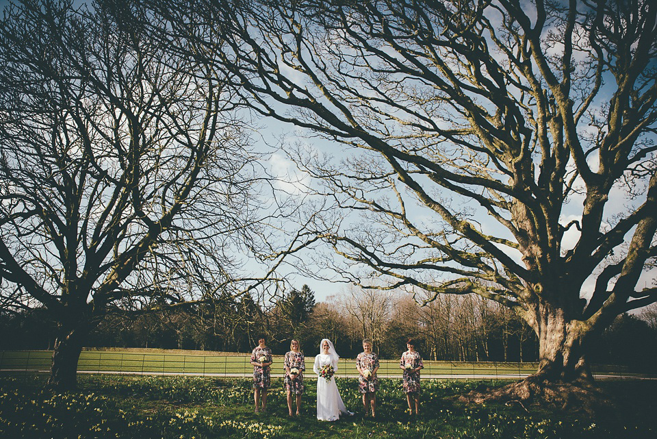 1960s vintage wedding dress, 1960s vintage wedding veil, broughton hall estate skipton wedding venue, shutter go click wedding photography, lovemydress bride, vintage wedding, 1960s vintage wedding, pouffy veil