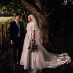 Real Jesus Peiro bride. Dress from Miss Bush bridal boutique.