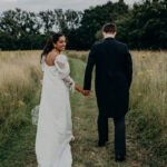 Miss Bush real bride wearing an Anna Kara wedding day