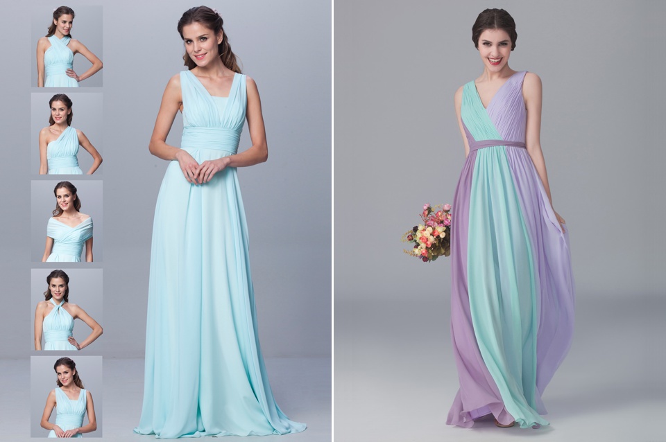 For Her and For Him Bridesmaids Dresses - 1