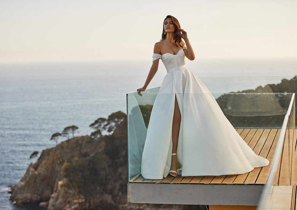 The showstopping Dominique from Spanish design house Pronovias. Now available at Rachel Ash in Warwickshire. 
