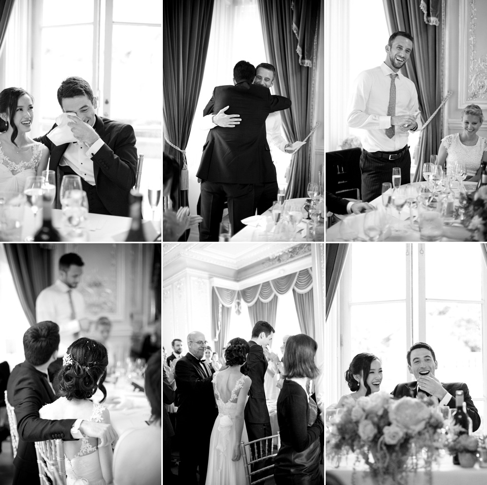 Tatyana Merenyuk wedding dress, black tie wedding, pink peonies, wedding peonies, Chinese bride, Fetcham Park Wedding Venue, Surrey. Photography by Emma Sekhon.