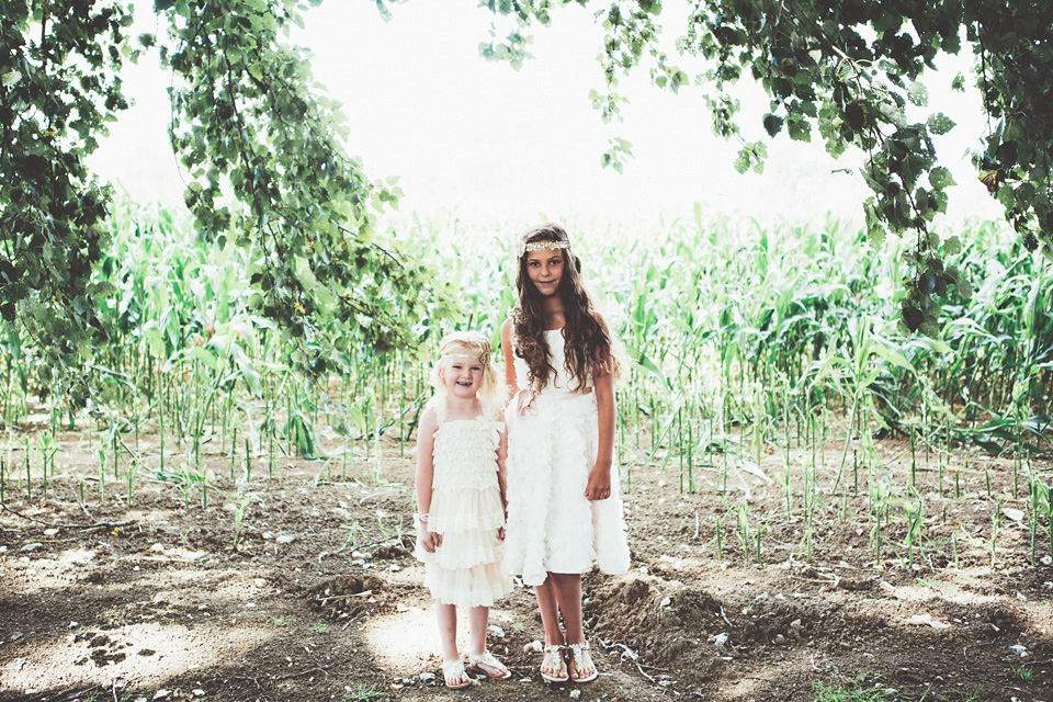 Boho Luxe wedding, Lewes Castle wedding ceremony, barn wedding, boho bride, bohemian bride, pastel paper pom poms, maryanneweddings.com Photography