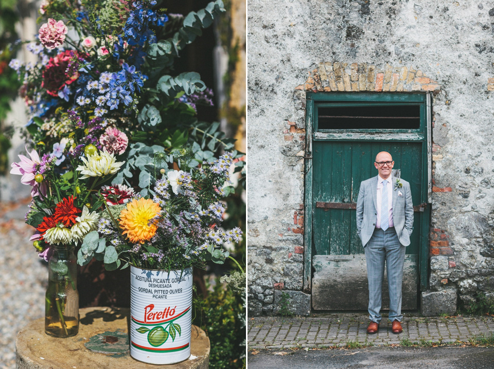 Vivienne Westwood Wedding Dress, Irish country house wedding, Ghost bridesmaids dresses, Liberty bow ties, Photography by The Campbells