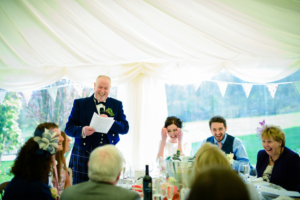 Varna Studios, Silverholme Lake District wedding venue, Charlie Brear wedding dress, bride in red lipstick, Spring weddings