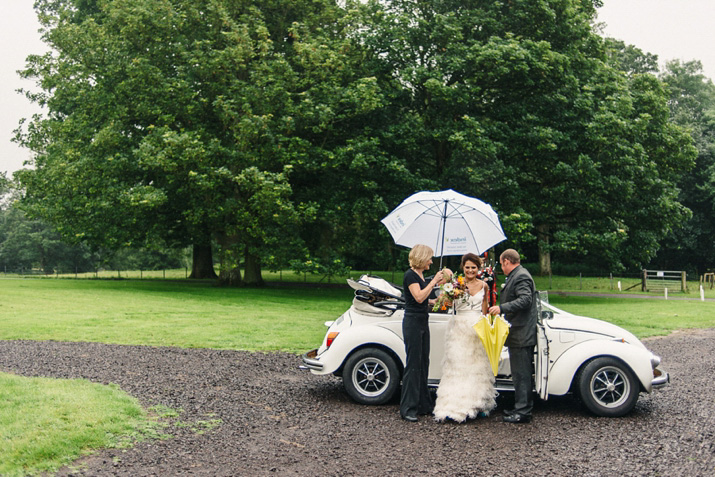 Bridal separates, Charlie brear, ostrich feather skirt, Scottish wedding, barn wedding, quirky wedding, colourful wedding, wedding skirt and top // Photos by Zoe