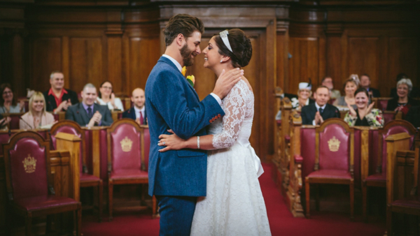A 50s Vintage Inspired Dress for a Charming East London Wedding