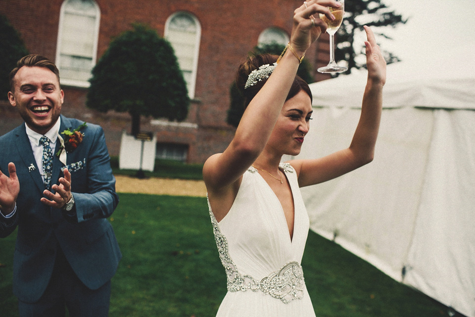 Clandon Park House wedding, Daphne by Jenny Packham, Miss Bush Bridal, September Weddings, Country House Wedding, Elegant Weddings // Marshal Gray Photography