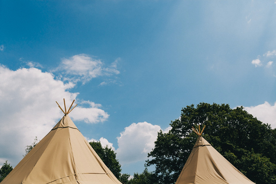 Humanist wedding ceremony in a field, Summer Solstice wedding, Midsummer wedding, bridal separates, The Pocket Library (dress maker). Images by Eclection Photography