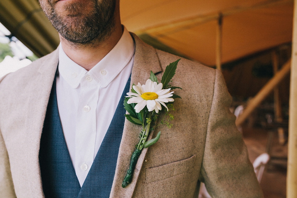 Humanist wedding ceremony in a field, Summer Solstice wedding, Midsummer wedding, bridal separates, The Pocket Library (dress maker). Images by Eclection Photography