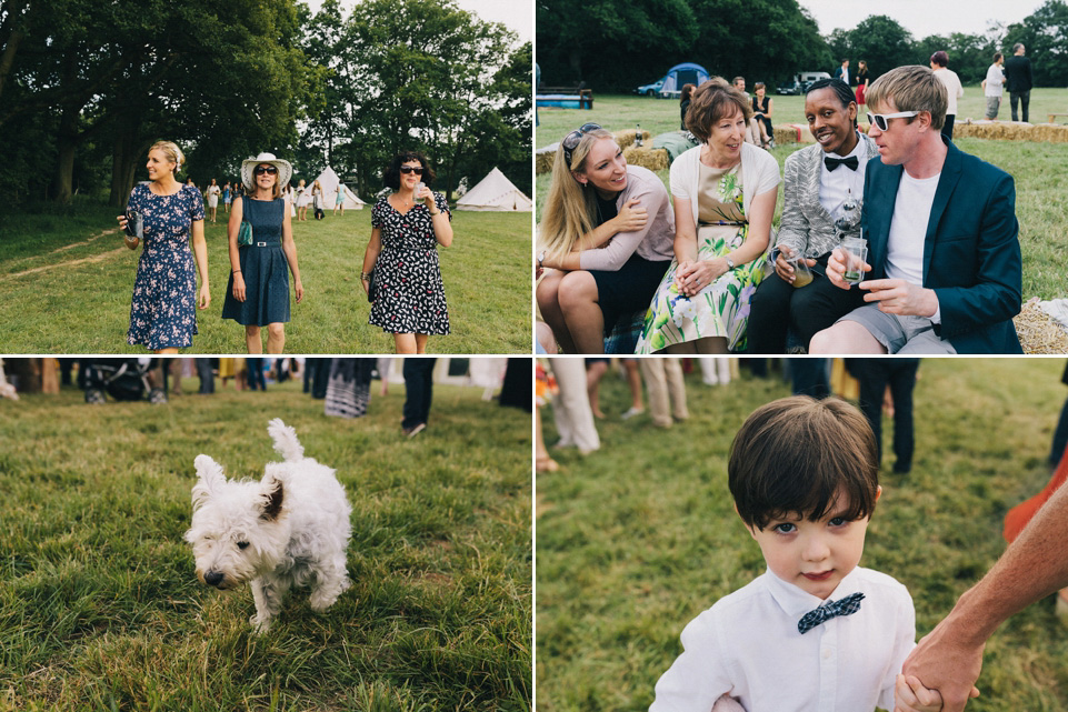 Humanist wedding ceremony in a field, Summer Solstice wedding, Midsummer wedding, bridal separates, The Pocket Library (dress maker). Images by Eclection Photography