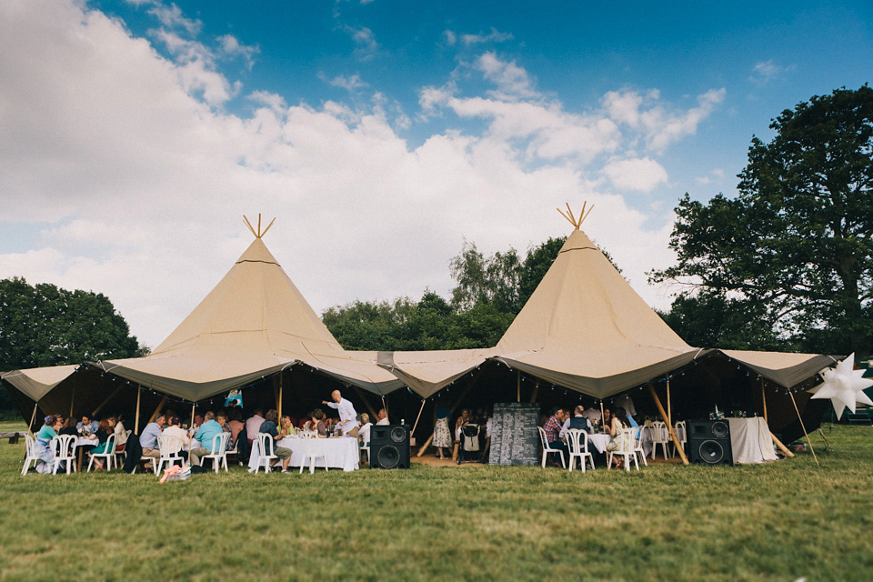 Humanist wedding ceremony in a field, Summer Solstice wedding, Midsummer wedding, bridal separates, The Pocket Library (dress maker). Images by Eclection Photography