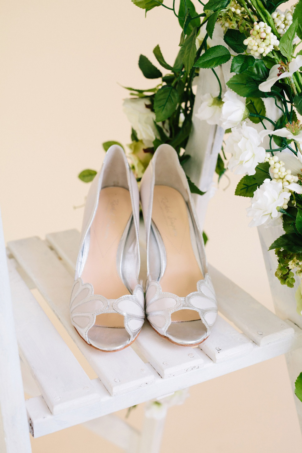 Stylish, comfortable, colourful and elegant wedding shoes by Rachel Simpson