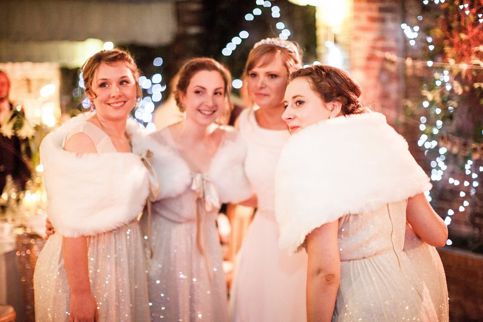 A blush pink and rose gold wedding at Northbrook Park in Surrey. Photography by Naomi Kenton. The bride wears Bridal Rosa Couture from The Bridal Rooms of Worcester.