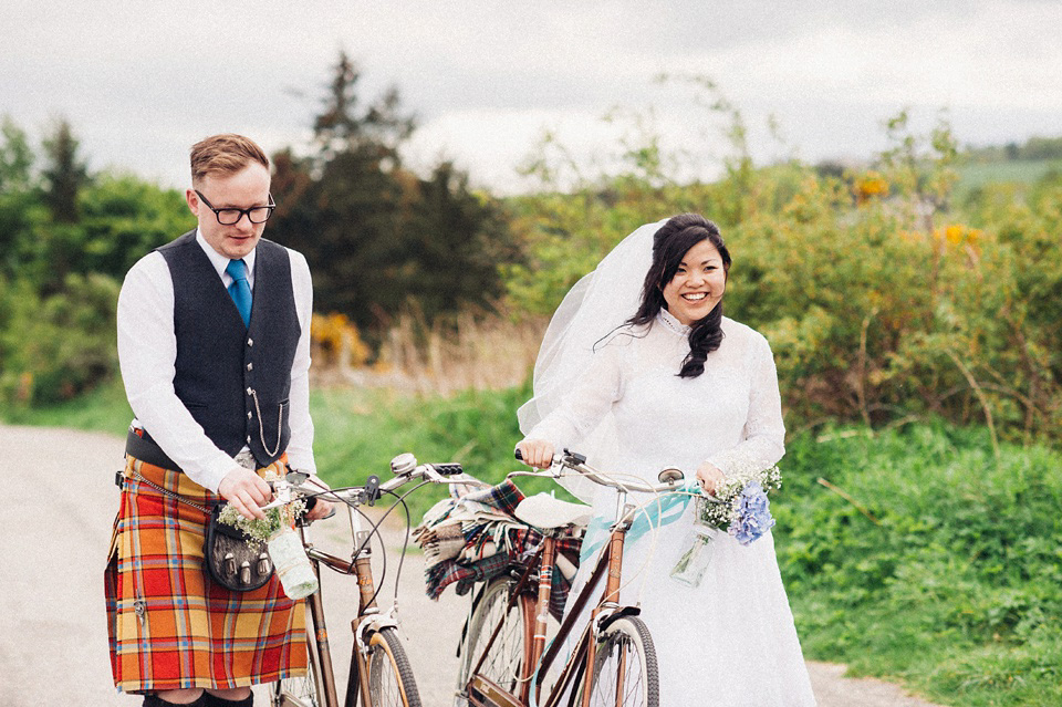 Elegant Cliff Top Ceremony in Scotland | Scottish wedding, Scottish wedding  dresses, Scotland wedding