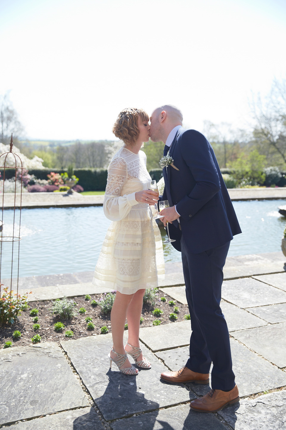 Outdoor Indoor wedding inspired by nature and woodland, Temperley London wedding dress, Chaffeymoor Grange Dorset wedding venue, Spring wedding, Laid back and relaxed wedding, intimate wedding, Natalie J Weddings Photography