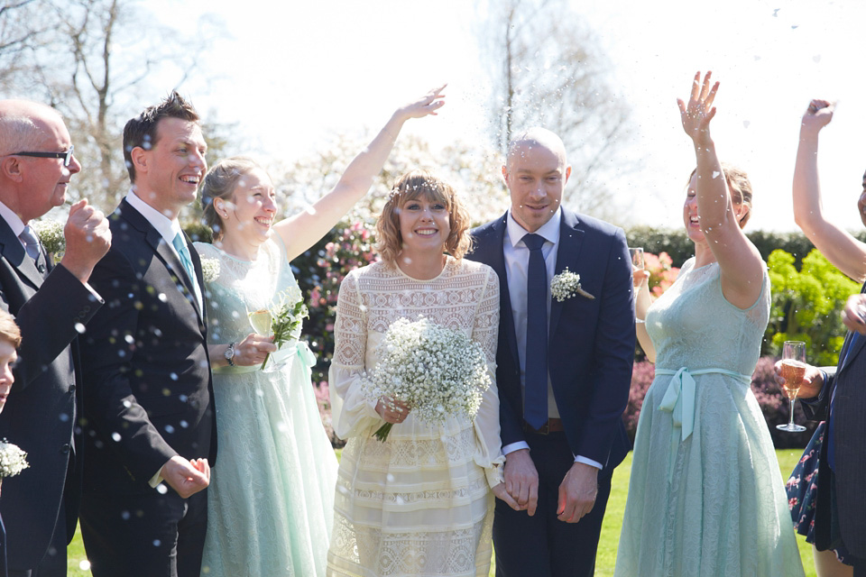 Outdoor Indoor wedding inspired by nature and woodland, Temperley London wedding dress, Chaffeymoor Grange Dorset wedding venue, Spring wedding, Laid back and relaxed wedding, intimate wedding, Natalie J Weddings Photography