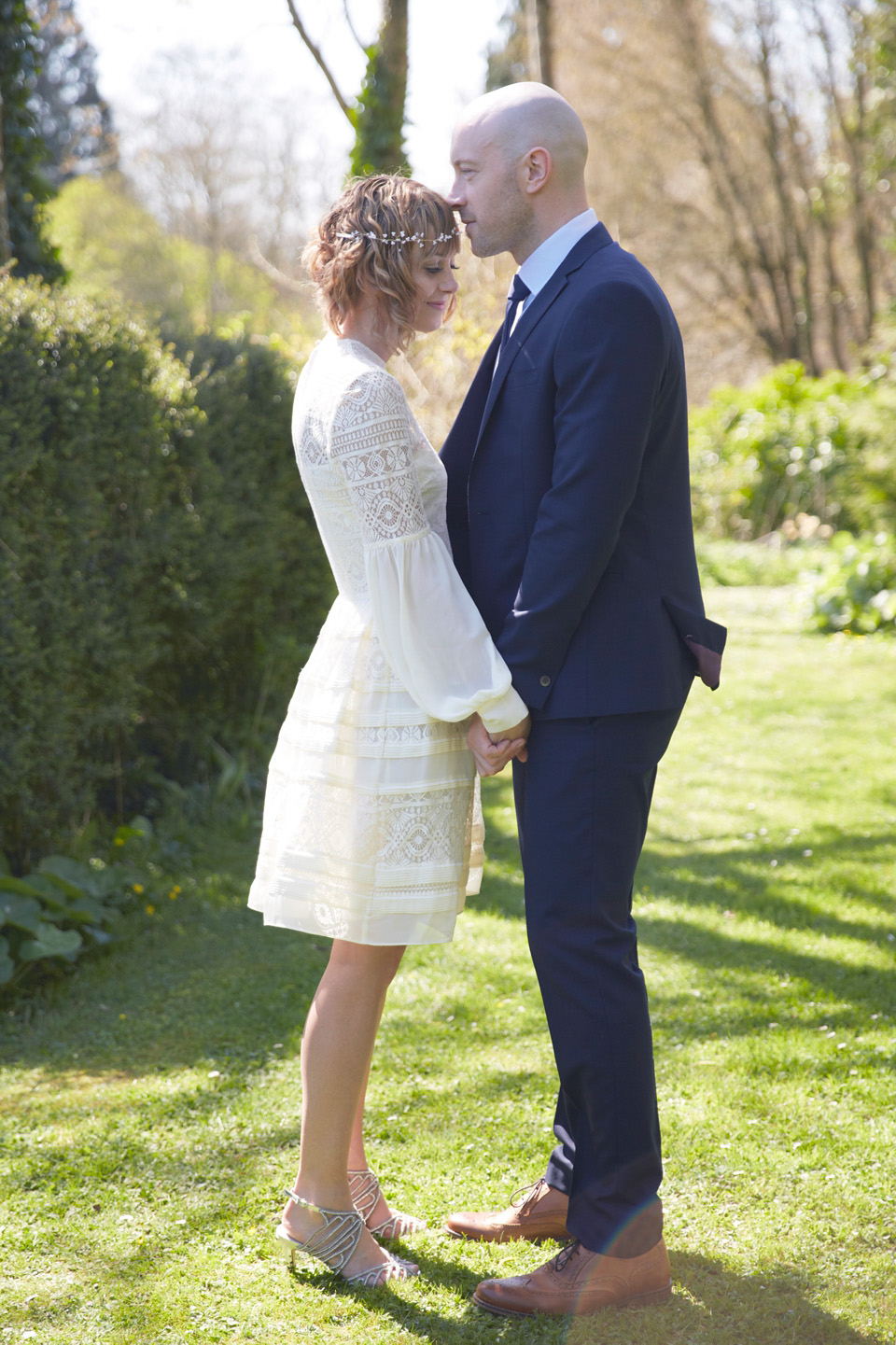 Outdoor Indoor wedding inspired by nature and woodland, Temperley London wedding dress, Chaffeymoor Grange Dorset wedding venue, Spring wedding, Laid back and relaxed wedding, intimate wedding, Natalie J Weddings Photography