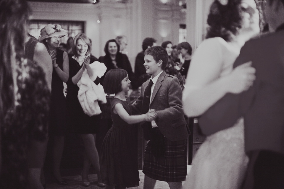 A Bride in Stephanie Allin for her Military Winter Wedding at the Tower of London. Images by Olliver Photography.