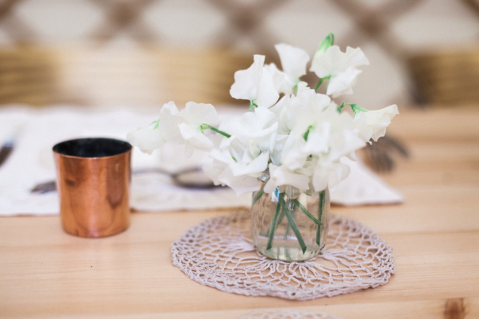 Pastel shades and pretty flowers, Spring and Summer outdoor wedding inspiration with Wedding Yurts - visit weddingyurts.co.uk.